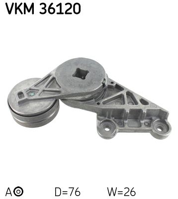 SKF Zatezni valjčić, klinasti orebreni remen